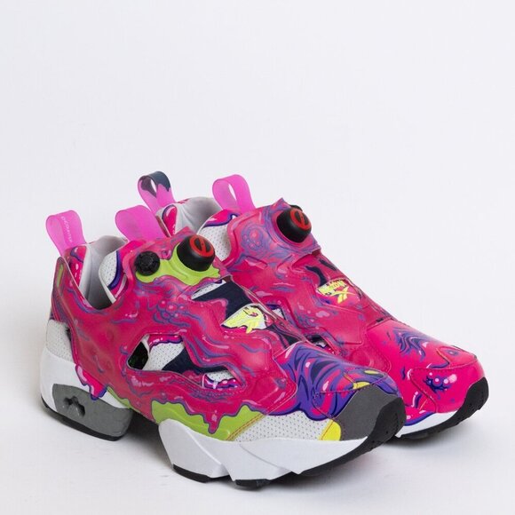 NEW Reebok Instapump Fury Ghostbusters Sneaker Pink Slime - Picture 4 of 16